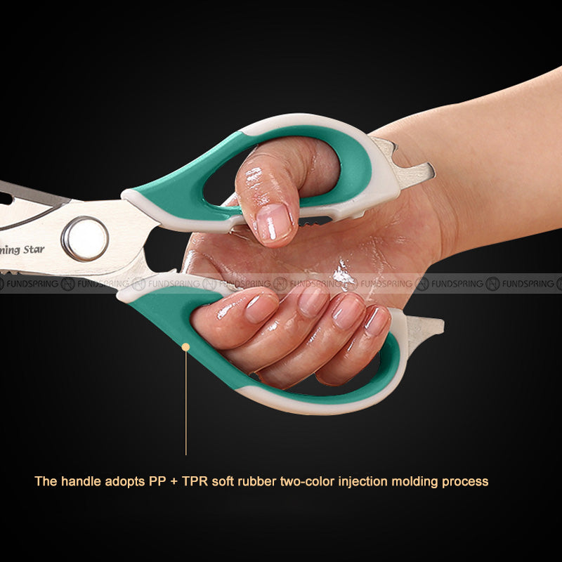 Multifunctional Kitchen Stainless Steel Food Scissors Powerful Shears Multifunctional Kitchen Stainless Steel Food Scissors Powerful Shears