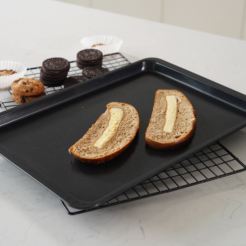 14.5-Inch Large Rectangular Baking Tray Baking Oven Tray Cookie Tray 14.5-Inch Large Rectangular Baking Tray Baking Oven Tray Cookie Tray