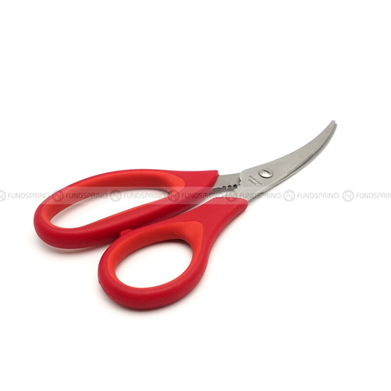 X-Chef Seafood Scissors - Non-slip Kitchen Aid Scissors for Shrimp Peeling X-Chef Seafood Scissors - Non-slip Kitchen Aid Scissors for Shrimp Peeling