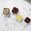 Food Grade Plastic Measuring Spoons 4-Piece Coffee Spoon with Scale