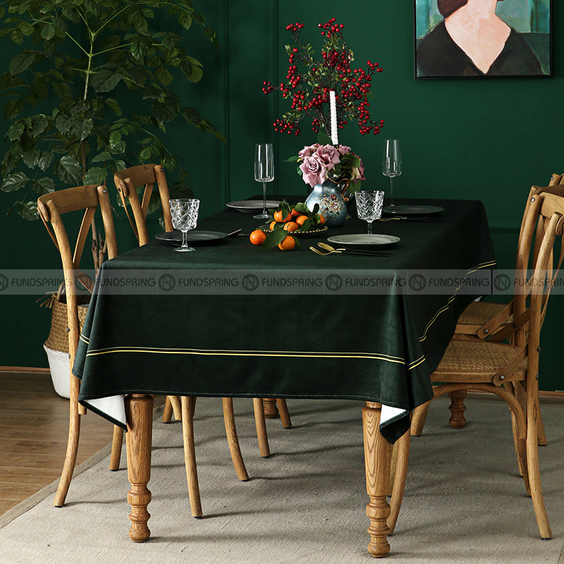 Solid Color Flannelette Tablecloth Velvet Waterproof Table Cover Solid Color Flannelette Tablecloth Velvet Waterproof Table Cover