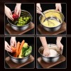 Stainless Steel Splash-proof Basin Silicone Bottom Egg Beating Basin Stainless Steel Splash-proof Basin Silicone Bottom Egg Beating Basin
