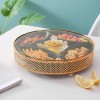 Multi-Compartment Tray for Snacks, Dried Fruits, Nuts, and Candy Storage