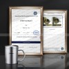 304 Stainless Steel Cup Anti-drop With Handle Lid Coffee Mug