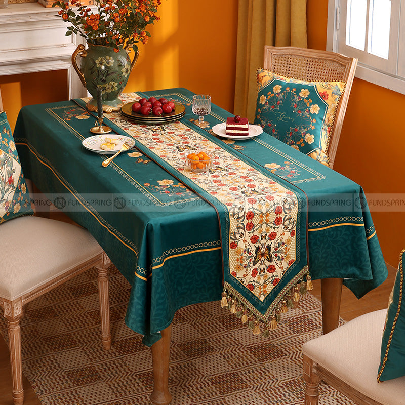 Giverny Table Runner Luxury Fabric Dining Table Decorative Cover Giverny Table Runner Luxury Fabric Dining Table Decorative Cover