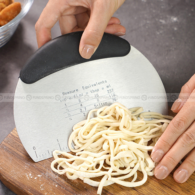 Semi-circle Dough Scraper Cutter Pro Pastry Pizza Cutter Chopper Semi-circle Dough Scraper Cutter Pro Pastry Pizza Cutter Chopper