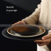 Japanese Ceramic Plate Gradient Glaze Dinnerware 6/8/10 Inches Shallow Plate Japanese Ceramic Plate Gradient Glaze Dinnerware 6/8/10 Inches Shallow Plate