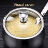 304 Stainless Steel Seasoning Jar Set Kitchen Seasoning Box Set of 3 304 Stainless Steel Seasoning Jar Set Kitchen Seasoning Box Set of 3