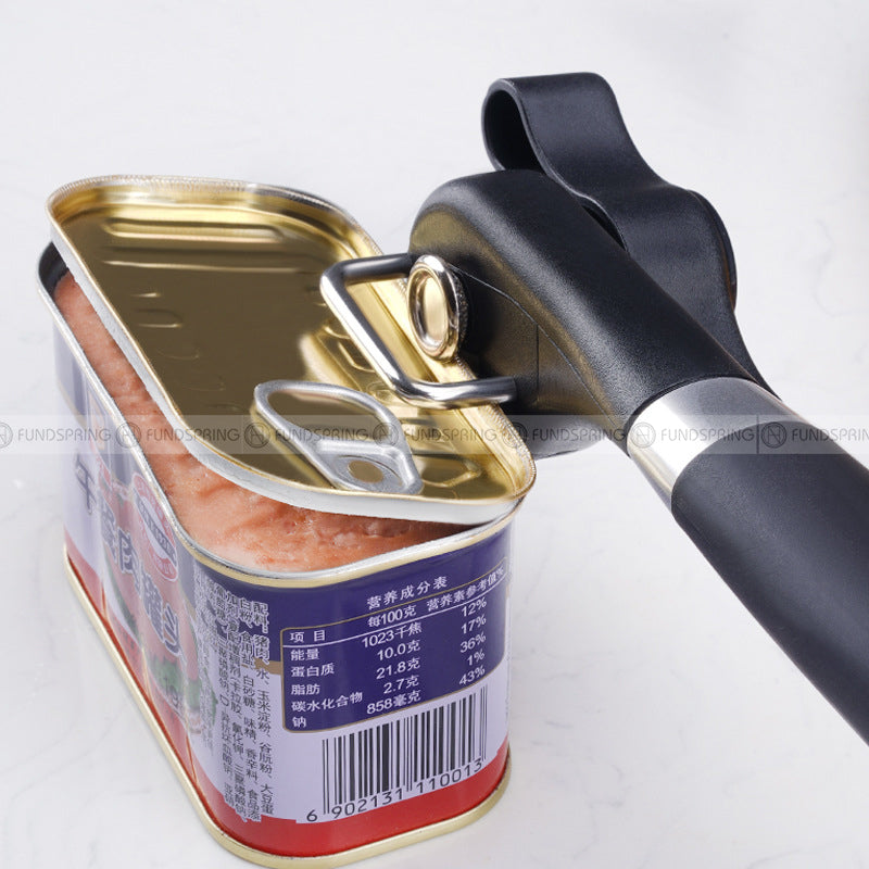 SafeSlice Stainless: Multifunctional Stainless Steel Can Opener SafeSlice Stainless: Multifunctional Stainless Steel Can Opener