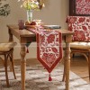 Janissa Table Runner New Year Decoration Christmas Red Table Cover Janissa Table Runner New Year Decoration Christmas Red Table Cover