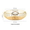 Nordic Dessert Display Stand: Creative Iron Rack with Cake Plate and Fruit Basket