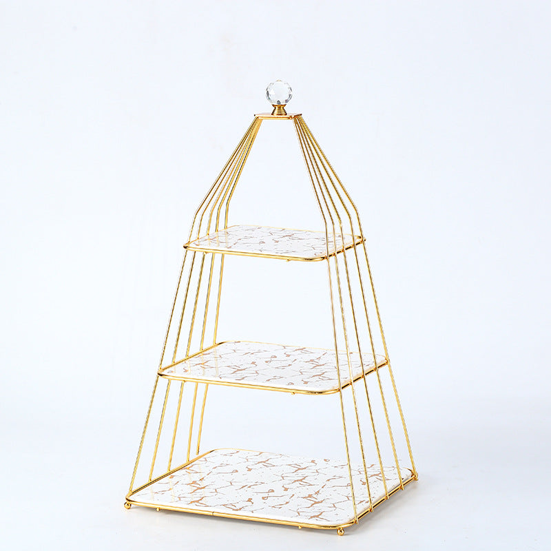 Multi-layer Pastry Fruit Plate Storage Rack Afternoon Tea Cupcake Display Stand Multi-layer Pastry Fruit Plate Storage Rack Afternoon Tea Cupcake Display Stand