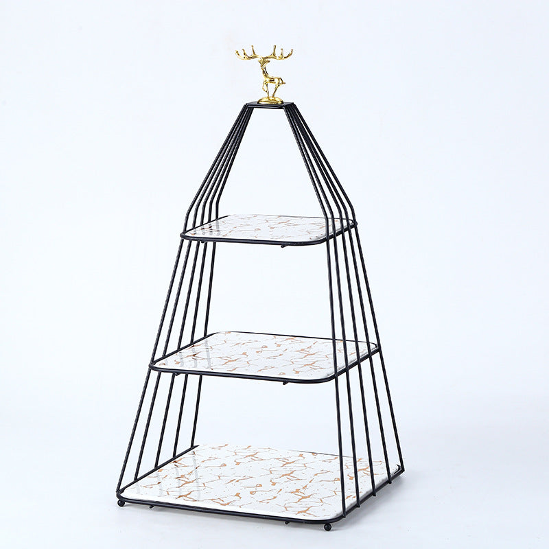 Multi-layer Pastry Fruit Plate Storage Rack Afternoon Tea Cupcake Display Stand Multi-layer Pastry Fruit Plate Storage Rack Afternoon Tea Cupcake Display Stand