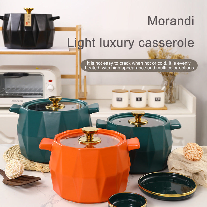 Elegant Chinese Style Soup Casserole - Anti-Dry Household Cooking Casserole Elegant Chinese Style Soup Casserole - Anti-Dry Household Cooking Casserole
