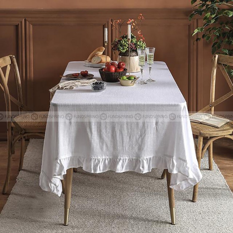 Polperro Tablecloth Lotus Leaf Table Cover Pastoral Table Clothes Polperro Tablecloth Lotus Leaf Table Cover Pastoral Table Clothes