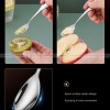 Stainless Steel Cutlery Set Swan Holder Fruit Fork Coffee Spoon Stainless Steel Cutlery Set Swan Holder Fruit Fork Coffee Spoon