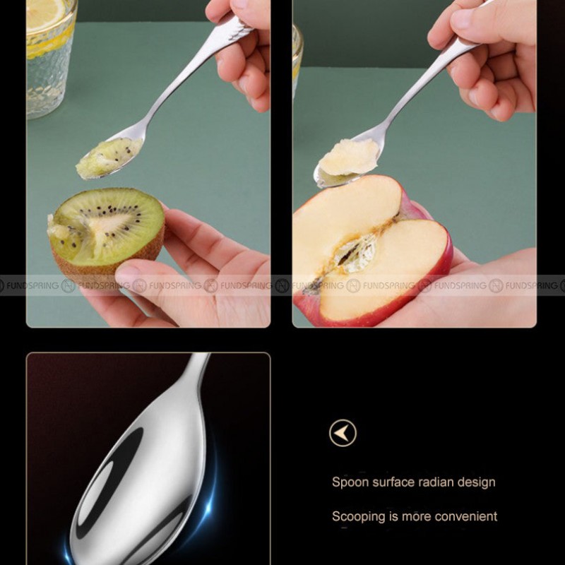 Stainless Steel Cutlery Set Swan Holder Fruit Fork Coffee Spoon Stainless Steel Cutlery Set Swan Holder Fruit Fork Coffee Spoon