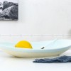 Ceramic Minimalism Dinnerware Blue Fish Plate 14'' Oval Plate Dinner Plate Ceramic Minimalism Dinnerware Blue Fish Plate 14'' Oval Plate Dinner Plate