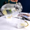 Thermal Elegance: Heat-Resistant Glass Mugs Set with Pitcher and Cups
