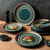 Retro Western Style Ceramic Dinner Plate Set - Creative Dining Table Essentials (8" and 10") Retro Western Style Ceramic Dinner Plate Set - Creative Dining Table Essentials (8" and 10")