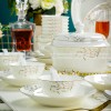 Pure Love Set Hand-made Tableware Set Ceramic Dinnerware Set 48 Pcs Pure Love Set Hand-made Tableware Set Ceramic Dinnerware Set 48 Pcs