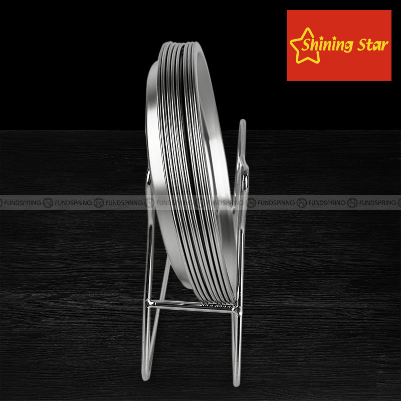 304 Stainless Steel Snack Plate Bone Spitting Dish Set of 9 304 Stainless Steel Snack Plate Bone Spitting Dish Set of 9