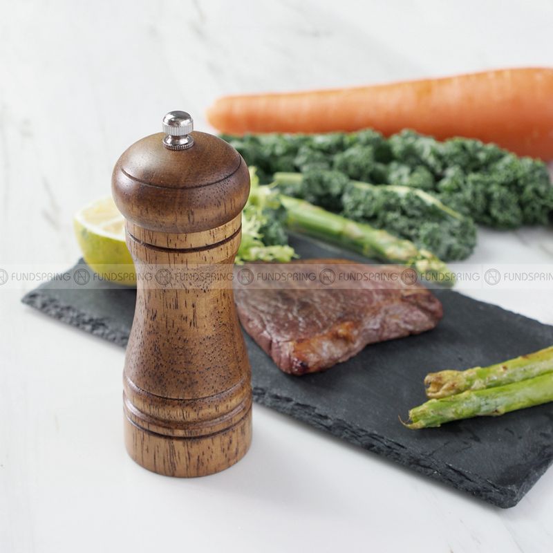 Elegant WoodCraft Manual Salt and Pepper Grinder Set Elegant WoodCraft Manual Salt and Pepper Grinder Set
