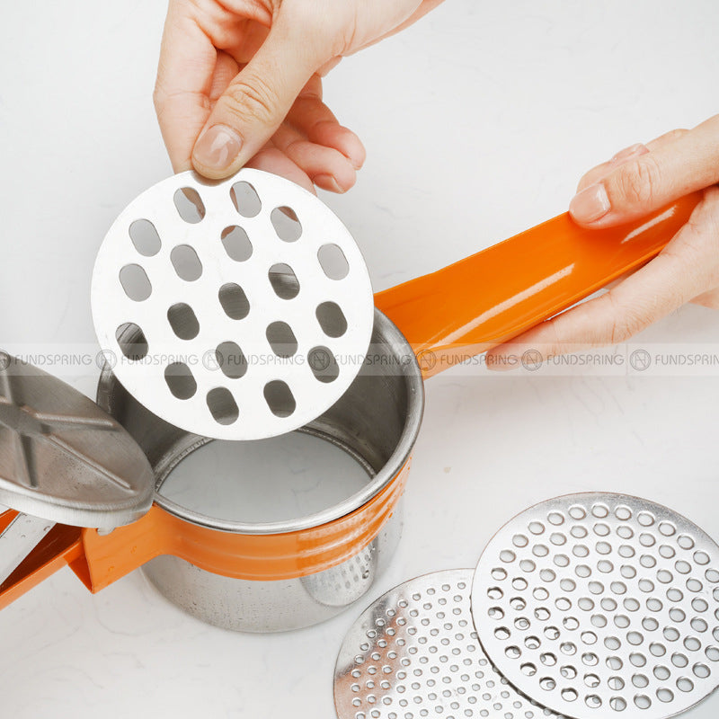 Stainless Steel Potato Press Fruit Juice Masher Kitchen Gadget Stainless Steel Potato Press Fruit Juice Masher Kitchen Gadget