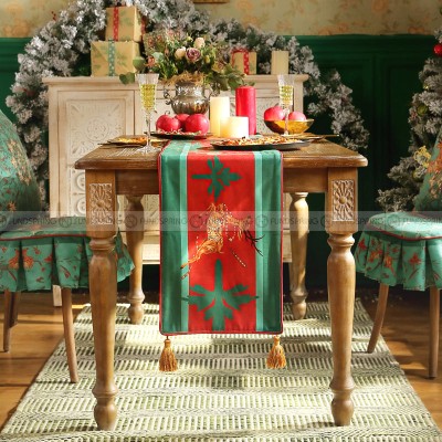 Flying Moose Table Runner Christmas Decorative Dining Table Cover Flying Moose Table Runner Christmas Decorative Dining Table Cover