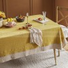 Combe Tablecloth Pastoral Solid Color Cotton Linen Table Clothes Combe Tablecloth Pastoral Solid Color Cotton Linen Table Clothes