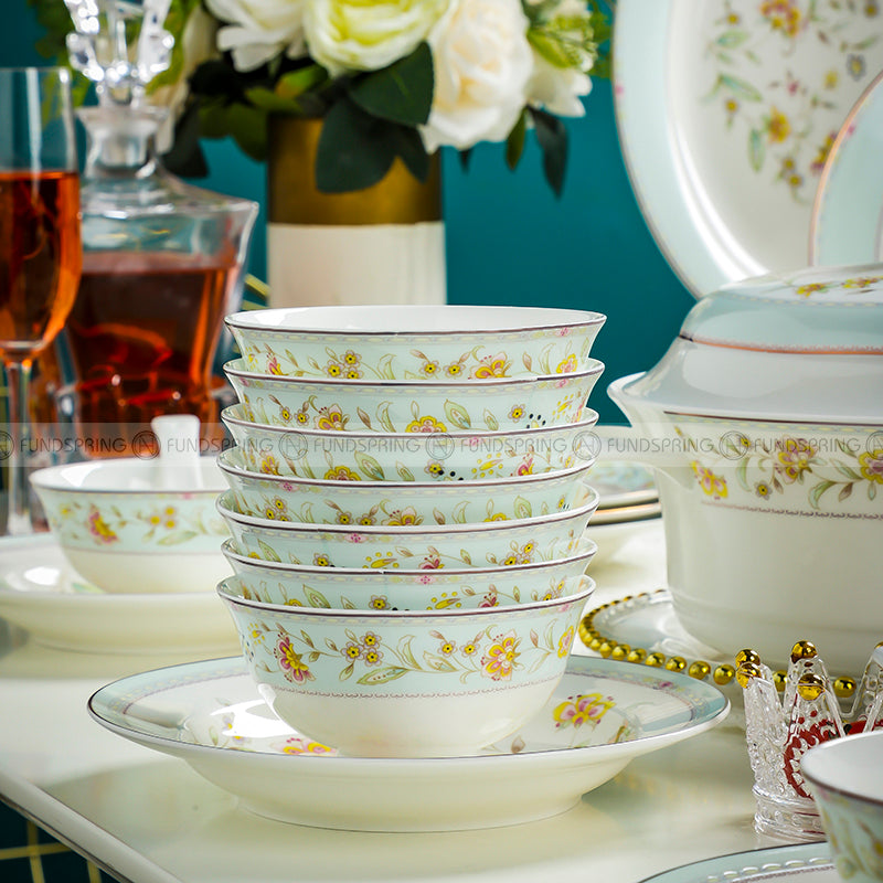 Youth Hand-made Tableware Set Ceramic Dinnerware Set 48-Piece Youth Hand-made Tableware Set Ceramic Dinnerware Set 48-Piece