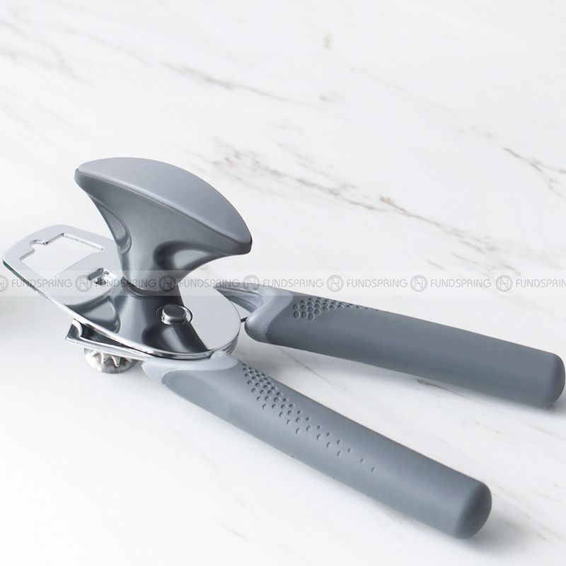 Stainless Steel Multifunction Safety Can Opener Non-slip Handle Stainless Steel Multifunction Safety Can Opener Non-slip Handle