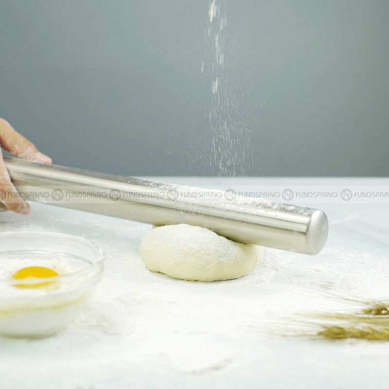 304 Stainless Steel Baking Rolling Pin – Essential Rolling Tool 304 Stainless Steel Baking Rolling Pin – Essential Rolling Tool