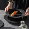 Mocaa Stone Series Black Dinner Plates Ceramic Dinnerware Plates Mocaa Stone Series Black Dinner Plates Ceramic Dinnerware Plates