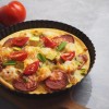 9-Inch Non-stick Coating Pan Baking Pan Round Corrugated Pizza Mold 2 Pcs