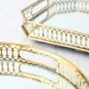 Cosmetics Storage Rack Decorative Metal Mirror Jewelry Display Tray Cosmetics Storage Rack Decorative Metal Mirror Jewelry Display Tray