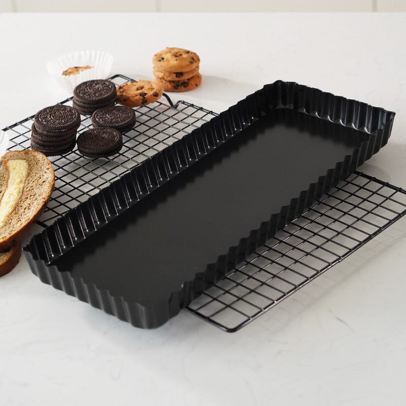 14-Inch Large Bread Pan Cake Mold Corrugated Toast Baking Pan 2 Pcs 14-Inch Large Bread Pan Cake Mold Corrugated Toast Baking Pan 2 Pcs