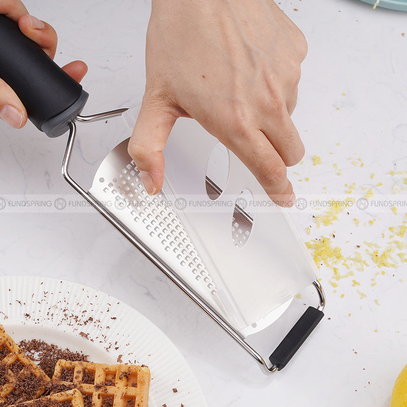 MultiSlice Culinary Tool: Cheese Grater, Lemon Slicer, Chocolate Shaver MultiSlice Culinary Tool: Cheese Grater, Lemon Slicer, Chocolate Shaver