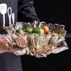 Crystal Clear Elegance: Minimalist Glass Fruit Pot and Bowl Set Crystal Clear Elegance: Minimalist Glass Fruit Pot and Bowl Set