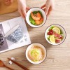Sophisticated Japanese Elegance Ceramic Hat-Shaped Dinner Bowls - 5 inches Sophisticated Japanese Elegance Ceramic Hat-Shaped Dinner Bowls - 5 inches