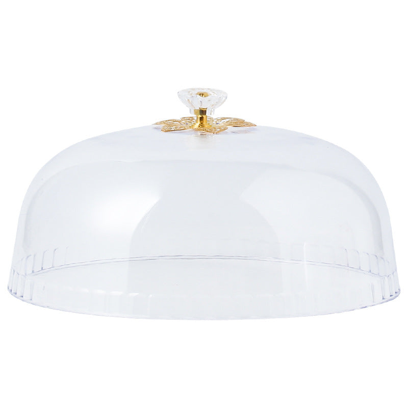 Stylish Afternoon Tea Ceramic Cake Pan with Lid: Elegant Snack and Fruit Plate Stand Stylish Afternoon Tea Ceramic Cake Pan with Lid: Elegant Snack and Fruit Plate Stand