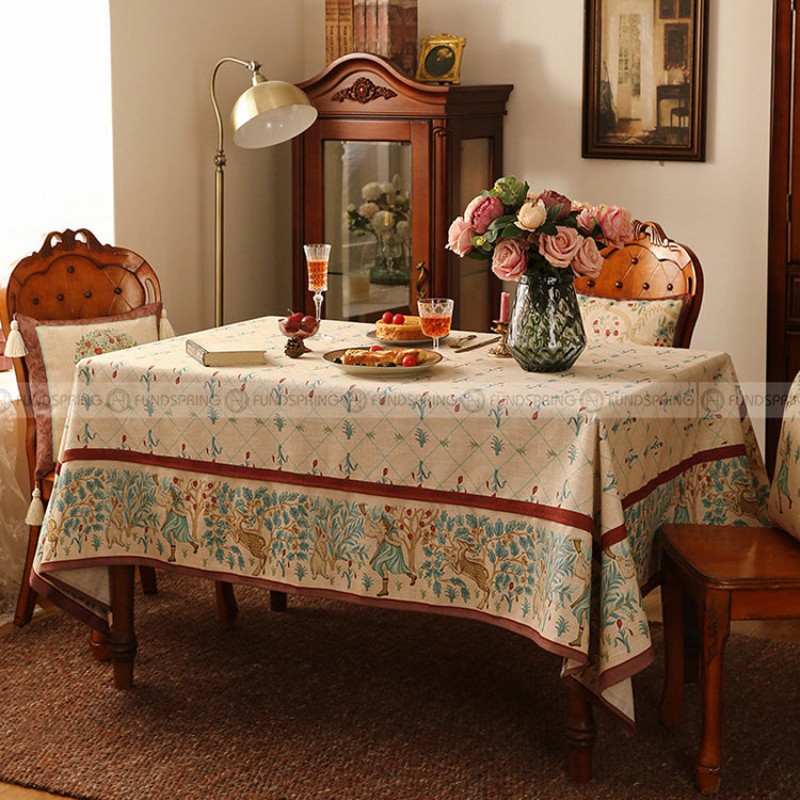 Tatiana Tablecloth Retro Table Mat Waterproof Table Cover Table Cloth Tatiana Tablecloth Retro Table Mat Waterproof Table Cover Table Cloth