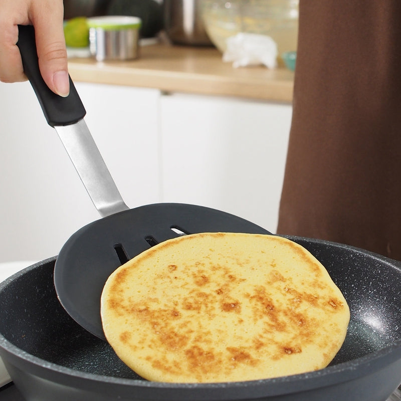 Versatile Silicone Kitchen Utensil Set: Scraper, Spatula, Tong, and Slotted Turner Versatile Silicone Kitchen Utensil Set: Scraper, Spatula, Tong, and Slotted Turner