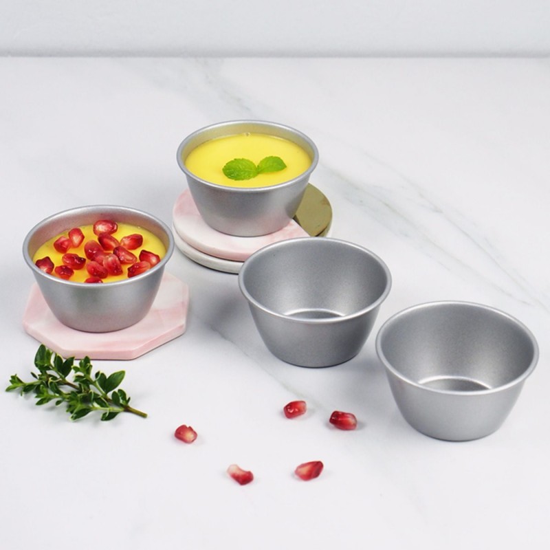 Simple Pudding Cup Muffin Cake Mold Set - 4 Pieces Simple Pudding Cup Muffin Cake Mold Set - 4 Pieces
