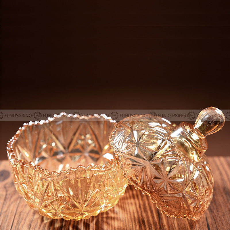 Glass Elegance Candy Jar Trio: Set of 3 Creative Storage Boxes with Lids Glass Elegance Candy Jar Trio: Set of 3 Creative Storage Boxes with Lids