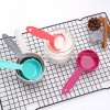 Precision in Colors: 5-Piece Measuring Spoon Set with Scale for Baking Precision in Colors: 5-Piece Measuring Spoon Set with Scale for Baking