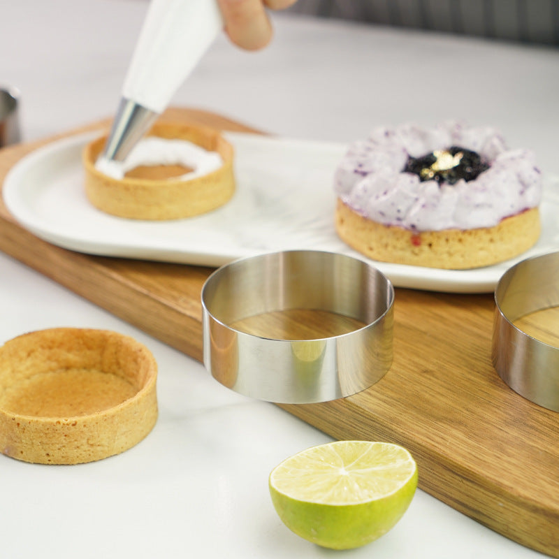 DIY Baking Tools Mousse Ring Thickened Cake Ring Round Baking Mold DIY Baking Tools Mousse Ring Thickened Cake Ring Round Baking Mold