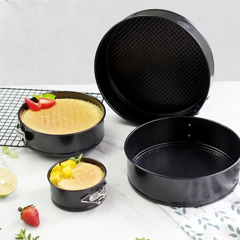 Movable Bottom Baking Tray with Lock Non-stick Cake Baking Mold Movable Bottom Baking Tray with Lock Non-stick Cake Baking Mold