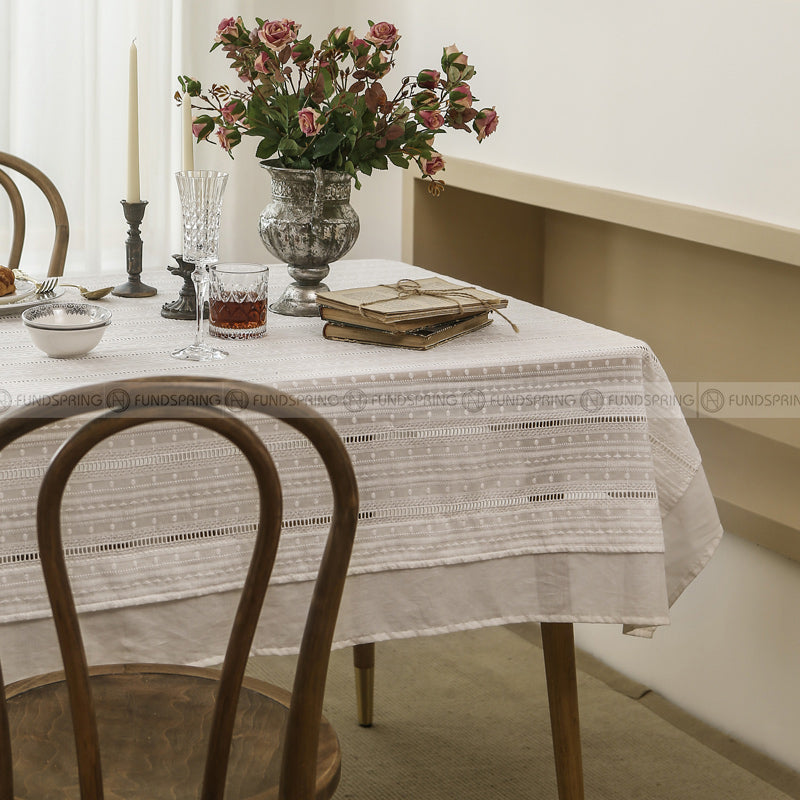 Egsuisheim Tablecloth Table Fabric Lace White Covering Clothes Egsuisheim Tablecloth Table Fabric Lace White Covering Clothes