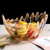 Large Size Fruit Punch Bowl Glass Serving Bowl Creative Feather Design Fruit Pot Large Size Fruit Punch Bowl Glass Serving Bowl Creative Feather Design Fruit Pot
